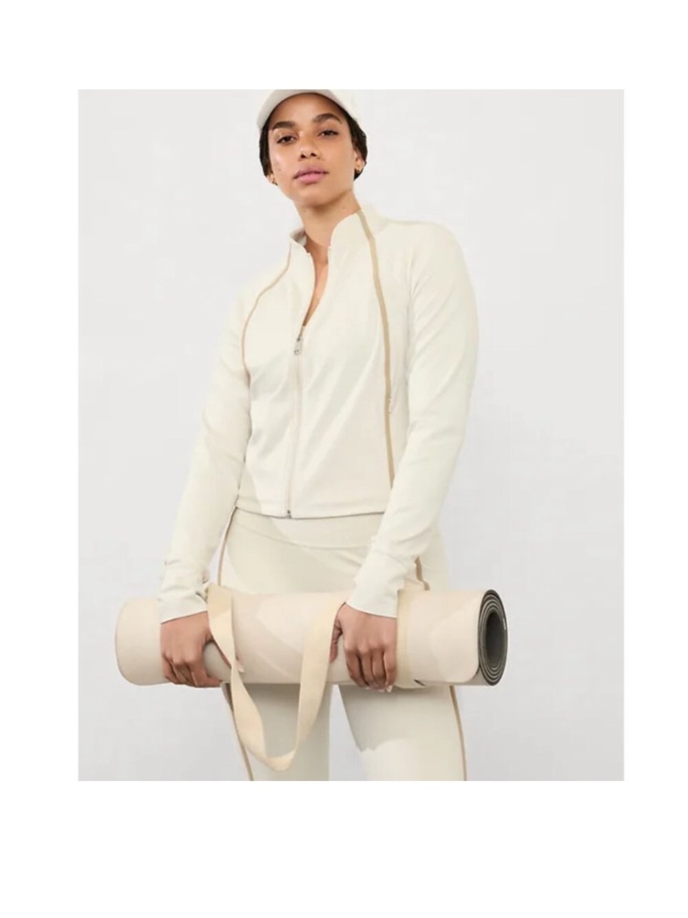 Athleta salutation crop jacket